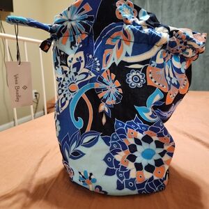 Vera Bradley Ditty Bag NWT Lotus Flower Swirl